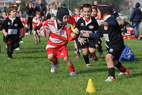 Grande giornata di mini rugby al LungoTanaro di Asti