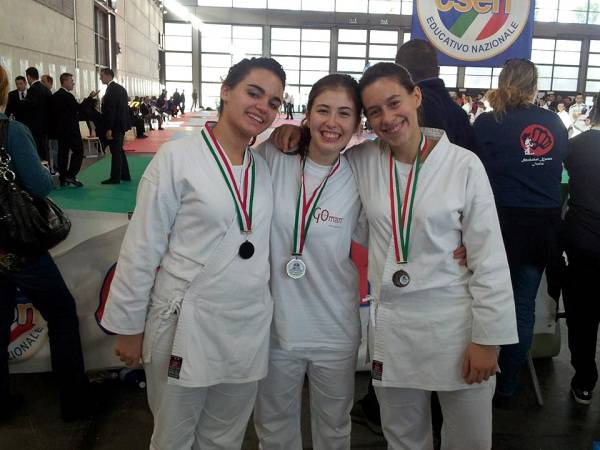 Karate: la KBC 2000 di Asti super ai Nazionali Csen di Rimini