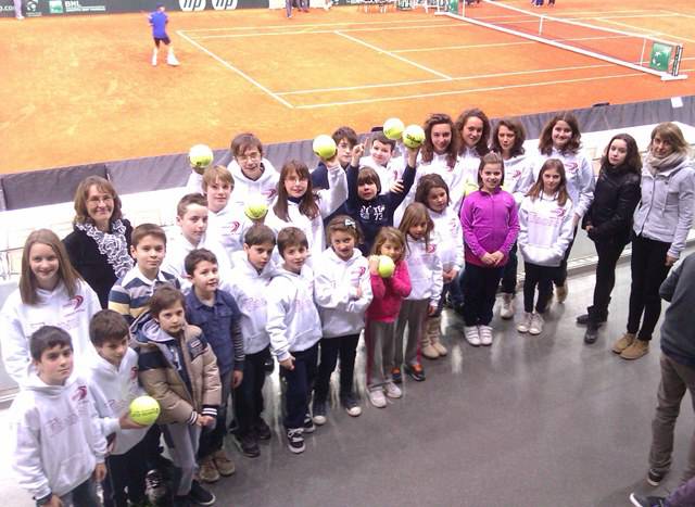 Gli studenti di Villanova al Tennis Day di Torino