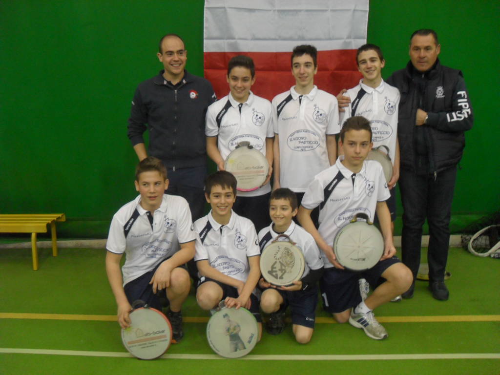I giovanissimi del Piea campioni d'Italia indoor Under 14