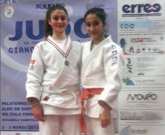 Judo: a Giano, buone prove per Silvia Pellitteri e Francesca Marchisio