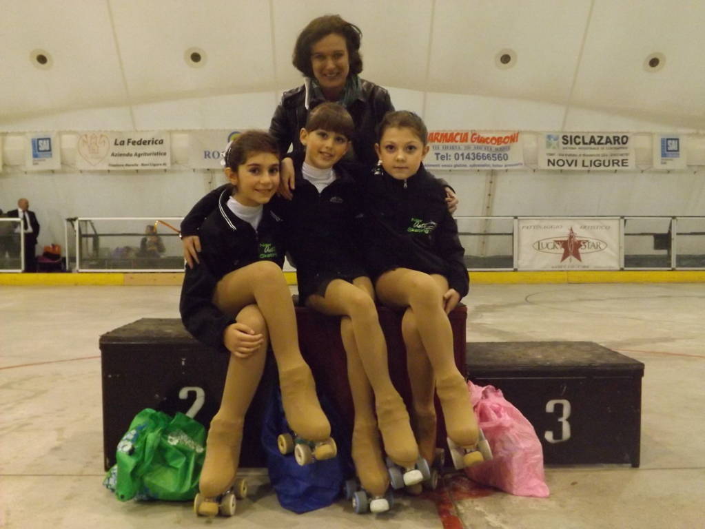 A Novi Ligure, brillano le giovani atlete della New Asti Skating ai Regionali Federali