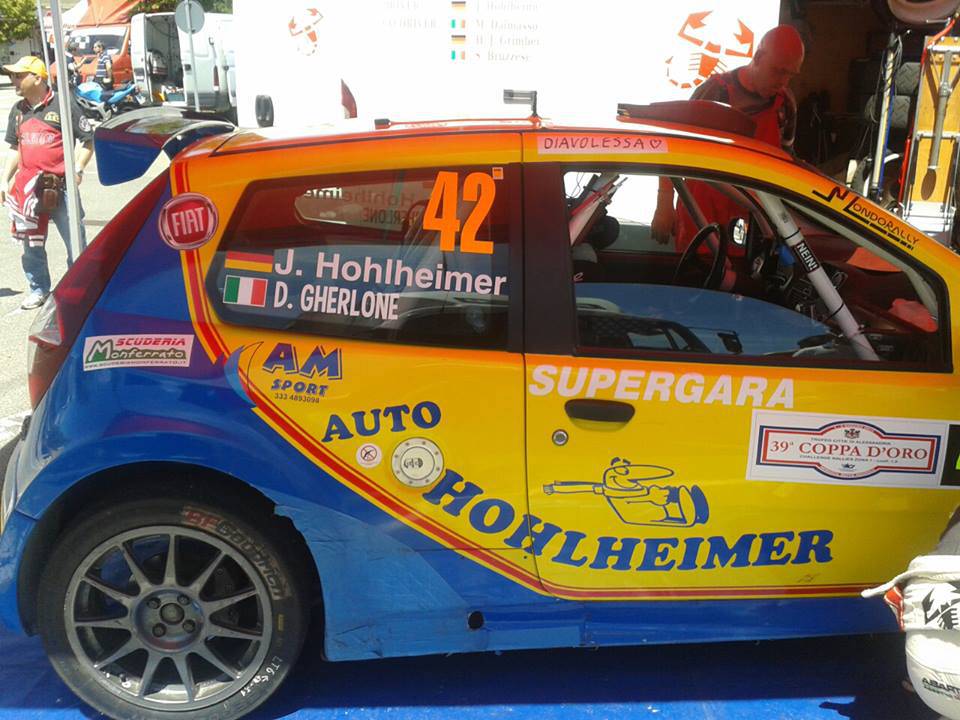 Al Rally Coppa Oro Diego Gherlone fermato da un cedimento meccanico