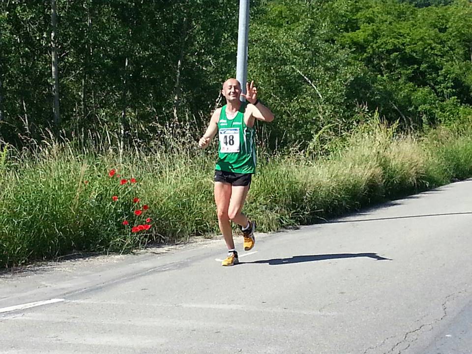 Davide Faccarello ok alla Maratona del Lago di Suviana