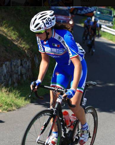 Francesca Pattaro della Footon Servetto pronta per la Cronometro junior dei Mondiali
