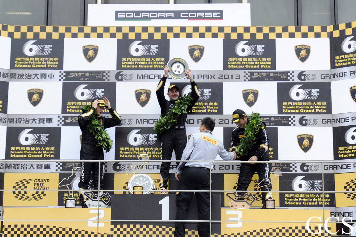 Il nicese Massimiliano Wiser vince in Cina il ”Lamborghini Super Trofeo Asia 2013”