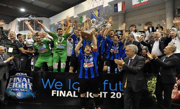 Coppa Italia calcio a 5, l’Acqua&Sapone si aggiudica il trofeo battendo la Lazio 