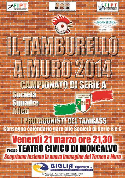 Domani a Moncalvo la presentazione della stagione 2014 di Tambass