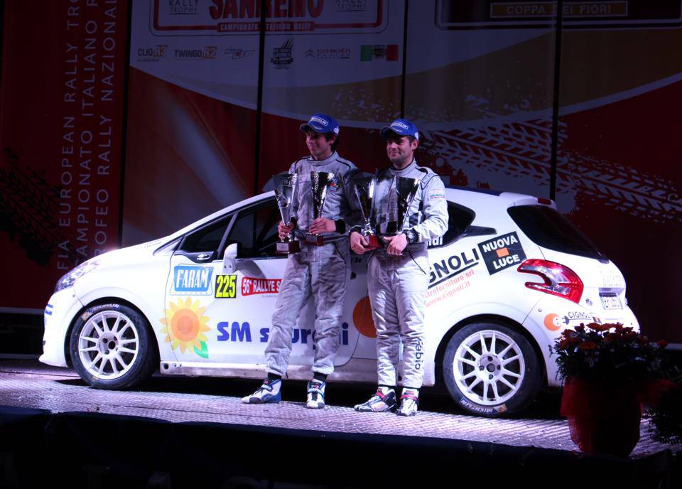 Fabio Grimaldi con Scattolon si conferma in vetta al Campionato Italiano Rally Junior