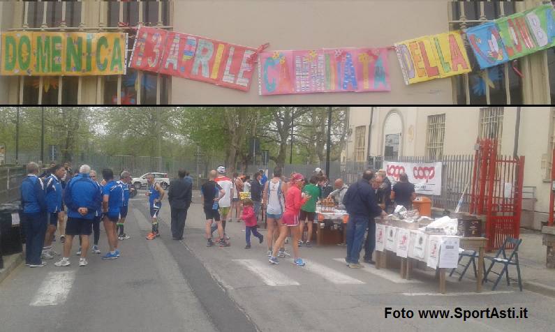 In 200 alla 1a Camminata della Colomba in favore della scuola Pascoli di Asti