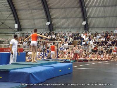 Ginnastica: PalaSanQuirico gremito per il saggio dell'Olimpia Asti (Foto)