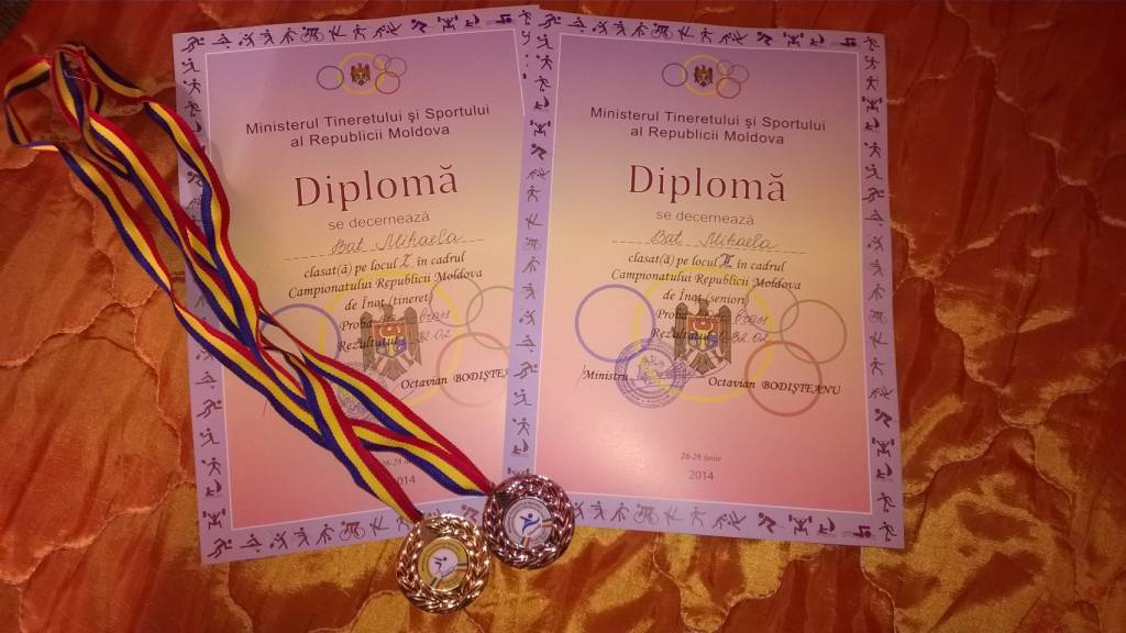 Doppio argento per Mihaela Bat ai Campionati Nazionali Assoluti Moldavi