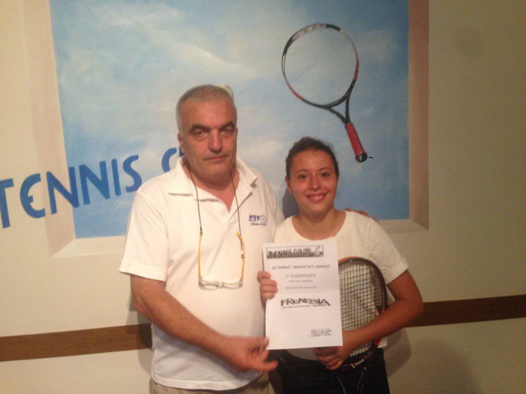 Martina Bosia vince il torneo ”Cavallo” di tennis disputato a Canale