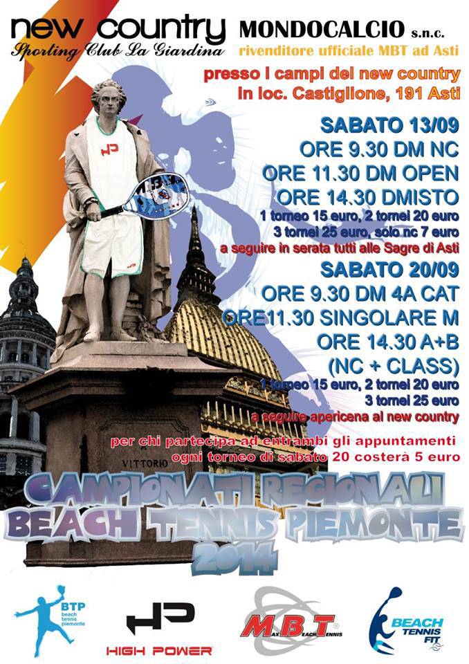 Il New Country di Castiglione pronto ad ospitare i Campionati Regionali 2014 di Beach Tennis
