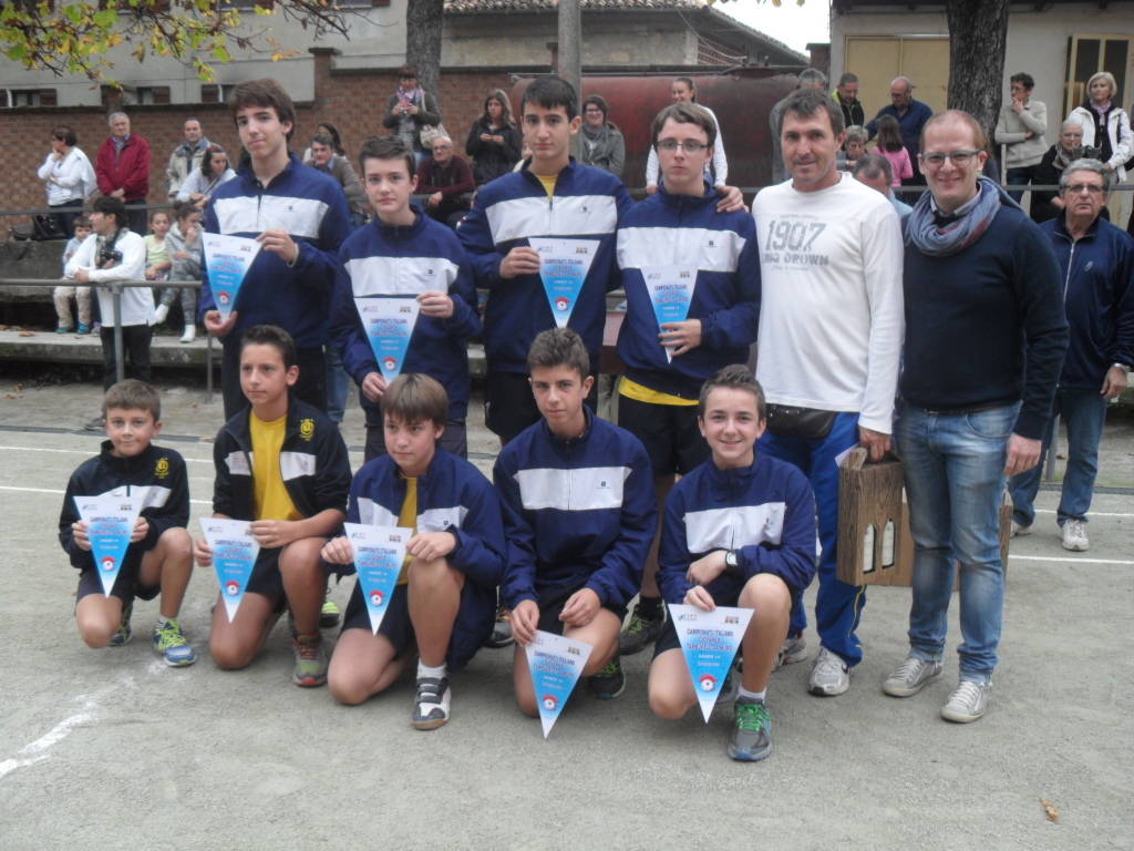 Assegnati i titoli italiani di tamburello a muro giovanile, il Chiusano campione Under 14