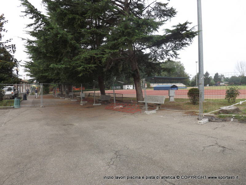 Campo di atletica: in settimana i lavori per il fondo della pista