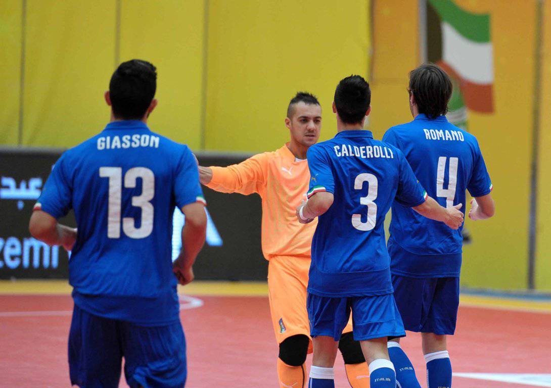 Futsal Continental Cup: l'Italia supera anche l'Egitto, a segno anche l'orange Romano
