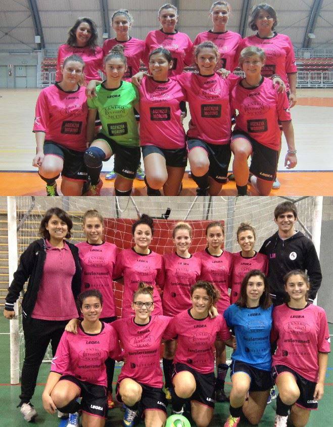 Futsal Fucsia ok nel Campionato X-Five, Fucsiette e boys nicesi ko