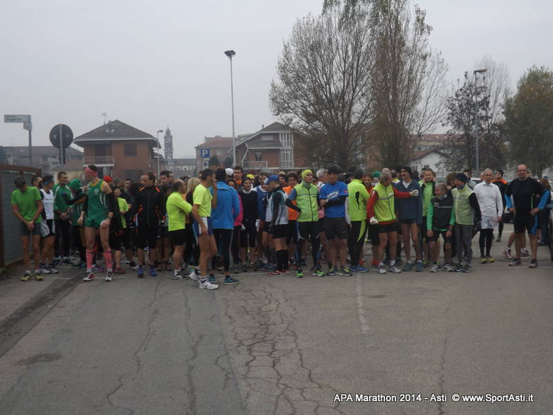 La carica degli oltre 300 all'APA Marathon di Asti (Foto)
