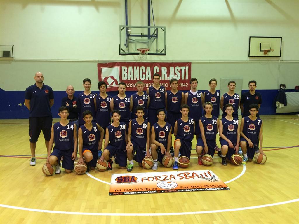Scuola Basket Asti: bene l'Under 17 e l'Under 15 Elite, ko per Under 17 regionale e Under 13