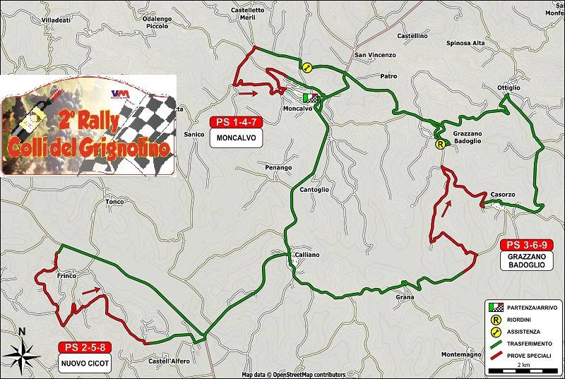 Ultimi giorni per le iscrizioni al 2° Rally Colli del Grignolino che conta già oltre 80 iscritti
