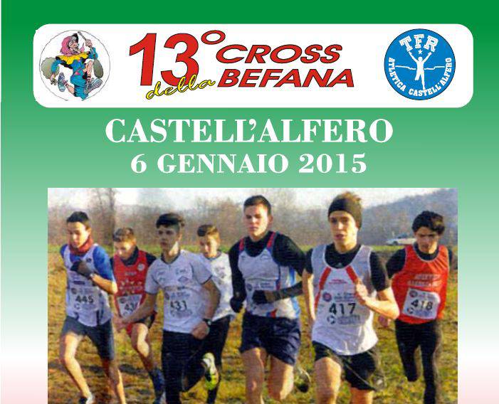 Il 6 gennaio a Castell'Alfero il 13° Cross della Befana