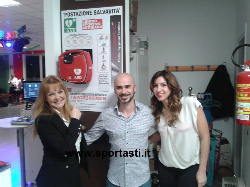 Al Centro Sportivo Astigiano inaugurata la ”Postazione Salvavita”