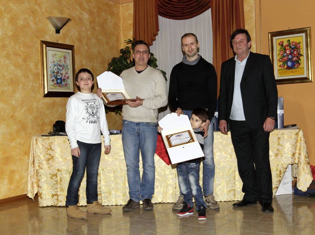Paolo Iraldi e Marco Amerio premiati dal Provincia Granda Rally Club