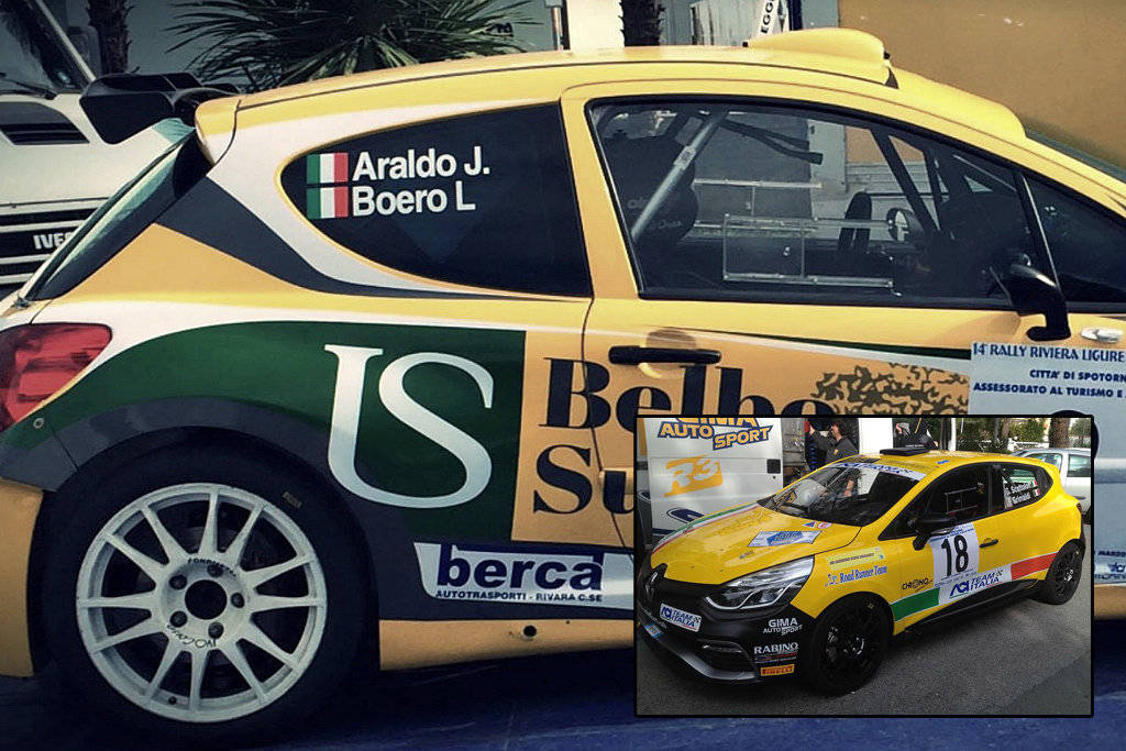 Rally Riviera Ligure: Araldo vince la prima speciale, Grimaldi primo di categoria.