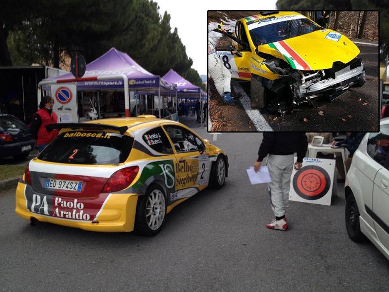 Araldo chiude al secondo posto il Rally Riviera Ligure; ritiro per Grimaldi