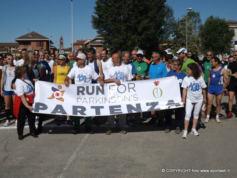 Domani anche ad Asti la Corsa per il Parkinson