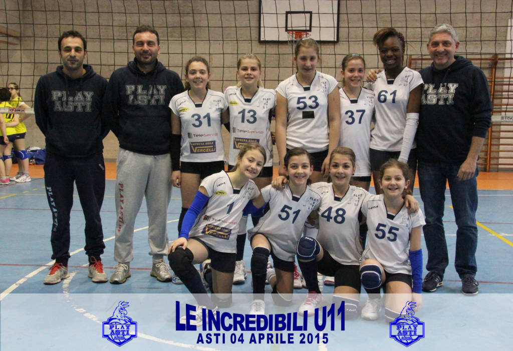 Il PlayAsti trionfa al torneo ''Le incredibili'' Under 11 (foto)