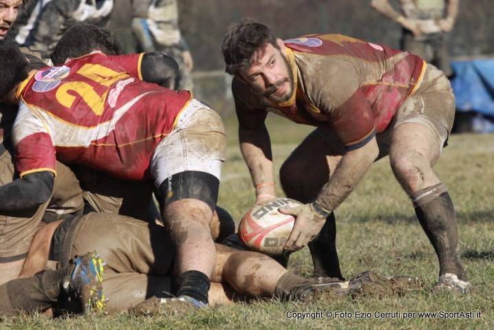 L'Asti Rugby travolge il Cus Torino e si mantiene al primo posto 