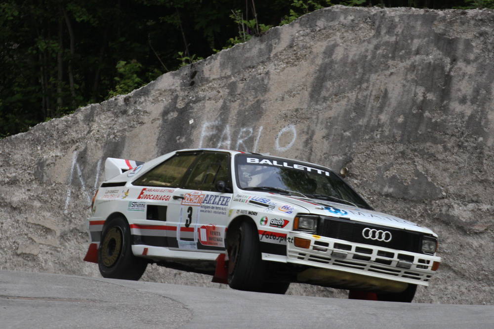 La Balletti Motorsport vince il Dolomiti Historic Rally con l’Audi Quattro