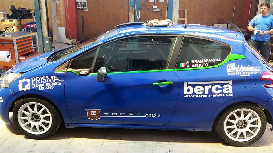 Al Moscato Rally debutto alla guida per Alessandro Bramafarina ”navigato” da Riccardo Imerito