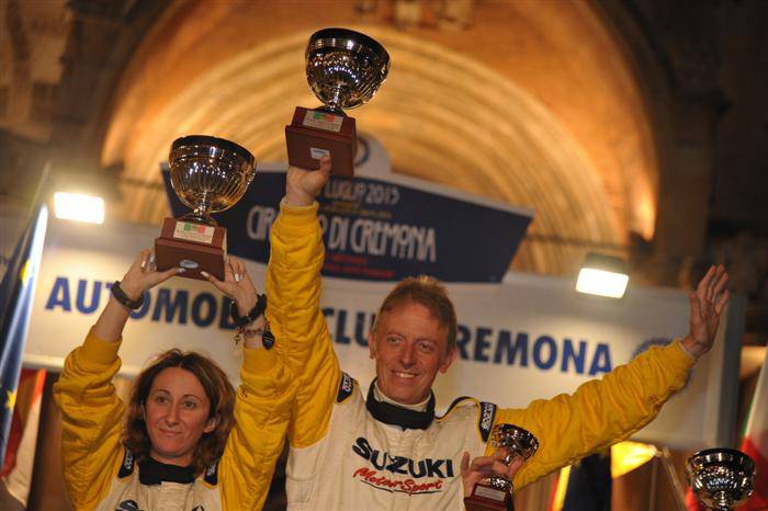 Claudio Vallino e Tiziana Desole si aggiudicano la classifica del Suzuki Rally Trophy al ''Circuito di Cremona''