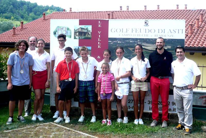 Il Golf Feudo di Asti teatro della gara giovanile
