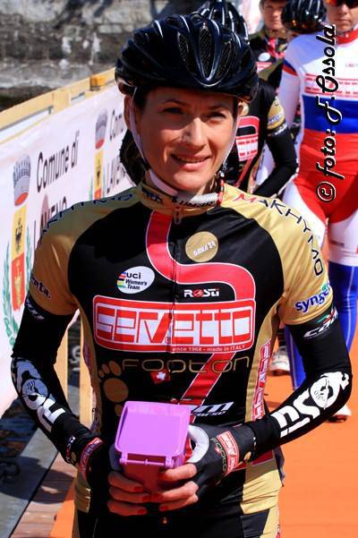 Al Tour de l'Ardeche podio di tappa per la Servetto Footon con Elena Kuchinskaya