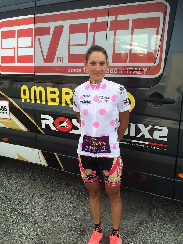 Elena Kuchinskaya della Servetto Footon dà ancora spettacolo al Tour de l'Ardeche