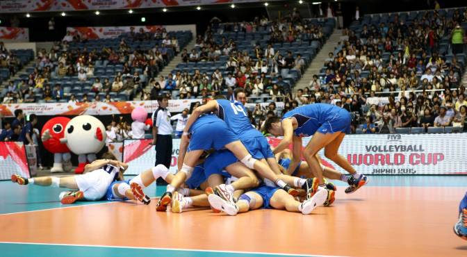 Matteo Piano con la Nazionale azzurra di volley conquista il pass per le Olimpiadi di Rio 2016