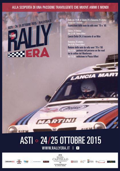L'attesa sta per finire, ad Asti tutto è pronto per il 1° Rally Era