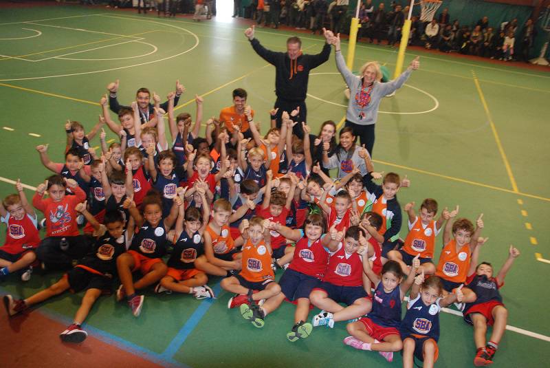 La Scuola Basket Asti sorride con l'Under 16 e con la Festa del Minibasket a San Damiano