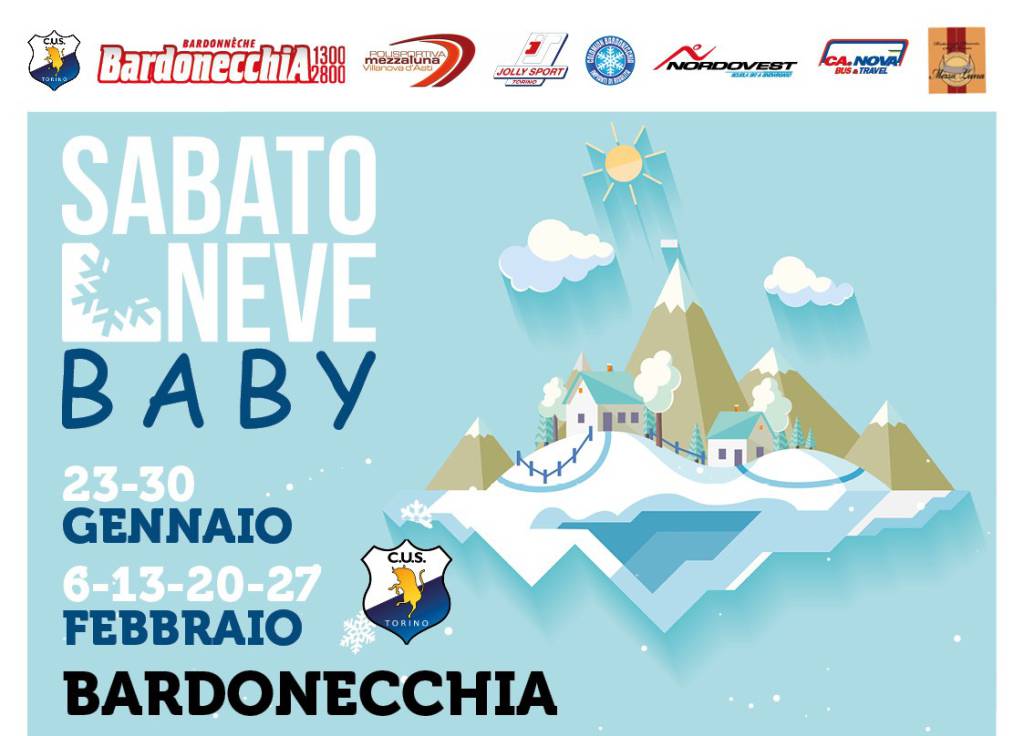 Tornano anche nel 2016 i "Sabato Neve Baby" della Polisportiva Mezzaluna