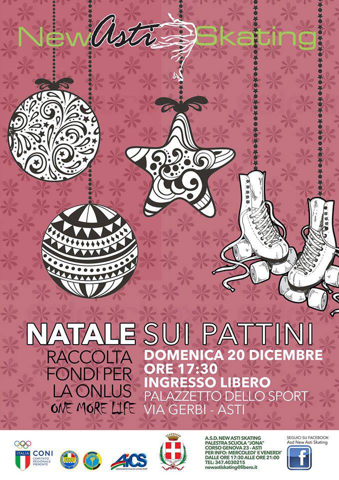 Domenica la New Asti Skating presenta ''Natale...sui pattini 2015''