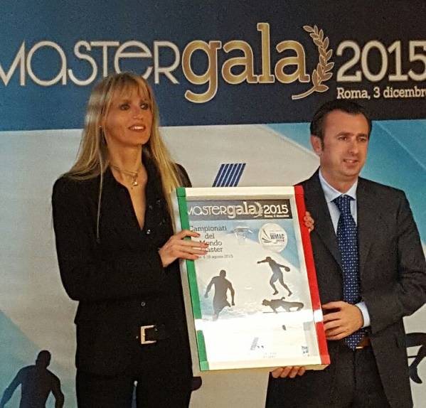 Francesca Juri premiata al Master Gala di Roma