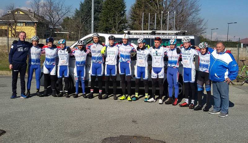 Gli allievi della Ciclistica Rostese in ritiro collegiale a Loano