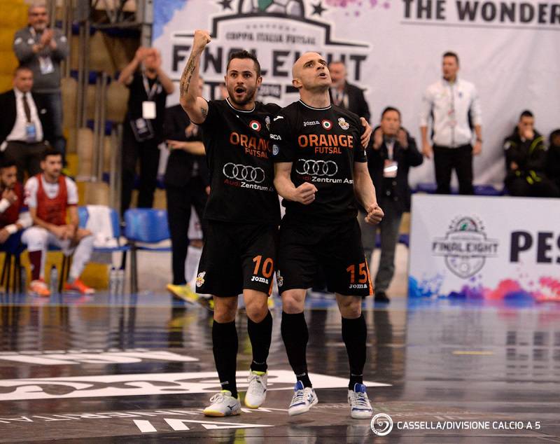 L'Orange Futsal in semifinale di Coppa Italia, Real Rieti ko ai rigori