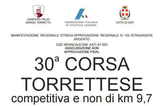 Lunedì ad Asti la 30a Corsa Torrettese - Trofeo Tecnocasa