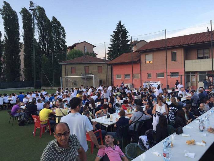 I fuochi di artificio chiudono la tradizionale cena di fine della SCA