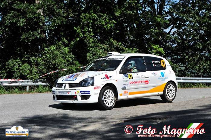 Alpi Occidentali Rally Cup: Sergio Patetta brinda con il “Moscato”